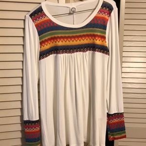COPY - NWT cute colorful top!!